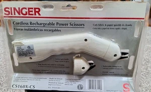 Singer Cordless Rechargeable Power Scissors CS160X-CS - New in Plastic Package - Picture 1 of 2