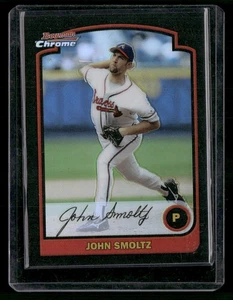 2003 Bowman Chrome #30 John Smoltz Refractor Atlanta Braves - Bild 1 von 2