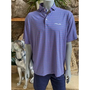 Polo da golf Ralph Lauren X RLX blu rossa manica corta uomo taglia XL - Foto 1 di 5