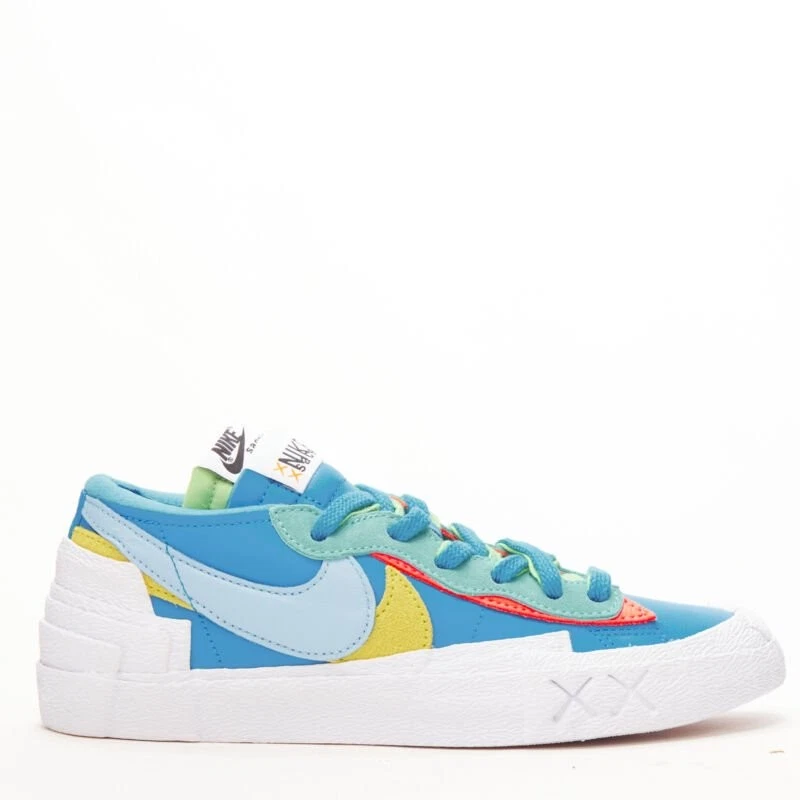 Nike KAWS x sacai x Blazer Low Neptune Blue for Sale