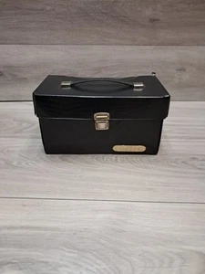 Vintage NES Original Nintendo 10 Game Cartridge Carrying Case Faux Leather - Afbeelding 1 van 21