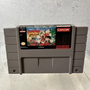 Disney's Goof Troop SNES Super Nintendo Video Game Capcom - Picture 1 of 3