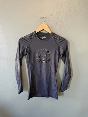 Camisa de ciclismo Craft para mujer negra manga larga con gráfico espartano talla mediana Foto 1 de 3