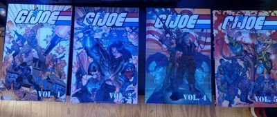 Set Of 4 G.I. Joe Graphic Novels From Marvel & IDW TPB Hama Grant 2002 - Image 1 of 4