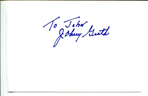 Johnny Groth Detroit Tigers St. Louis Browns Chicago Whitesox Signed Autograph Cover