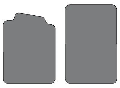 Alfombrillas Chevrolet Corvette 2008-2013 2 piezas ajuste personalizado - negras Foto 1 de 4