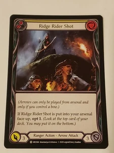 Ridge Rider Shot (Yellow) Arcane Rising Unlimited Fab NM Condition - Picture 1 of 2