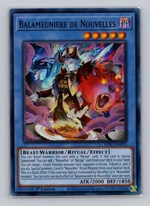 Balameuniere de Nouvelles WISU-EN033 Super Rare Yugioh TCG Wild Survivors - Picture 1 of 2