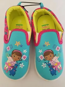 Disney Doc McStuffins Costume Shoes for Kids Size 11 Pink Blue - Picture 1 of 3