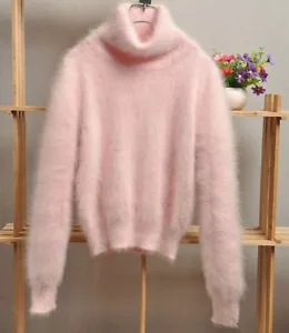 Der neue warme Damen Nerz Kaschmir Pullover kann maßgeschneidert werden kostenloser Versand S24115 - Bild 1 von 10