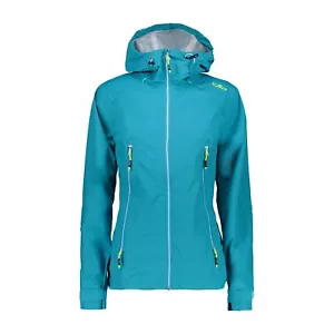 CMP outdoor jacket jacket jacket fix hood blue windproof waterproof - Picture 1 of 1