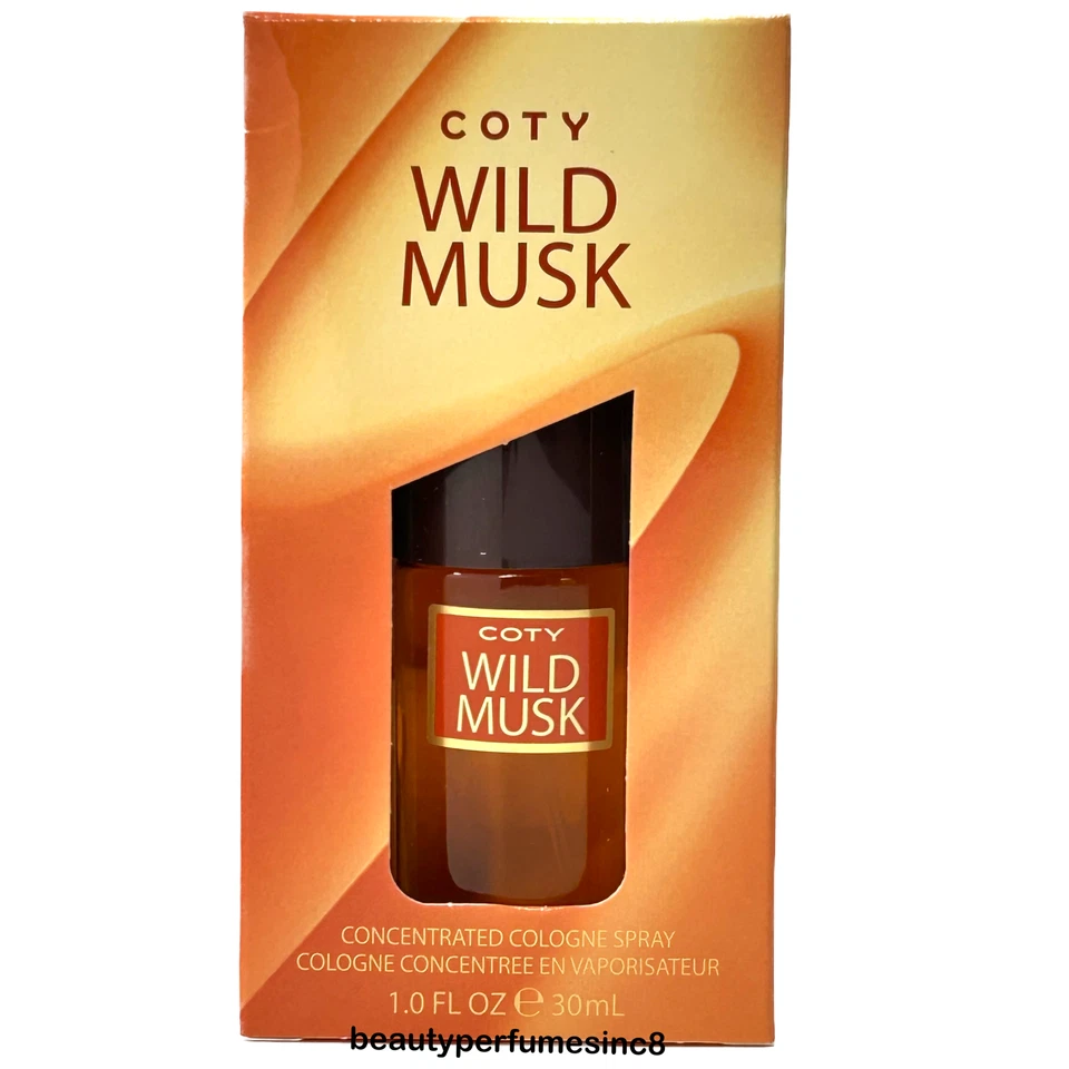 WILD MUSK by Coty Concentrado Colonia Spray 1 oz / 30 ml Para Mujer Nuevo Foto 1 de 3