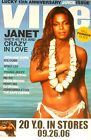 JANET JACKSON "VIBE MAGAZINE - 20 Y.O IN STORES 09.26.06." U.S. PROMO POSTER 