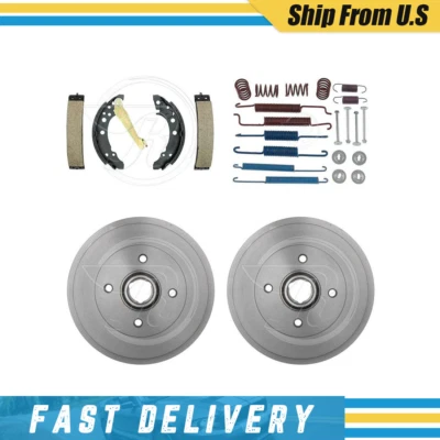 Rear Drums Brake Shoes & Hardware Spring Kit for Volkswagen Jetta 1990-1992 - Image 1 of 4