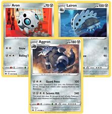 Pokémon: Chilling Reign - Aron, Lairon, Aggron (3-Card Evolution) METAL