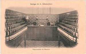 CPA Carte postale Espagne Bodegas de A. Deleyto Departamento du Muestras - Picture 1 of 2