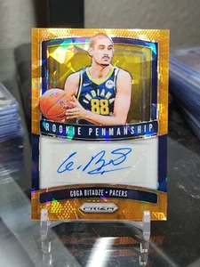 GOGA BITADZE 2019-20 PANINI PRIZM ROOKIE CALIGRAFÍA AUTOMÁTICO NARANJA HIELO PRIZM RC - Imagen 1 de 2
