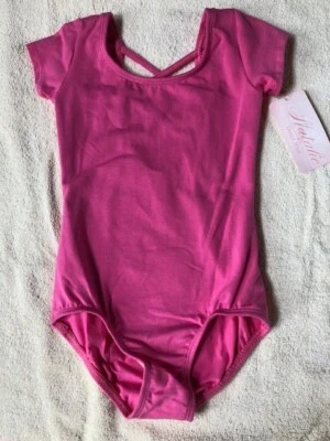 Leotardo Natalie Girls rosa brillante, niño pequeño C, Med Ch, Lg Ch, se vende cada uno Foto 1 de 2