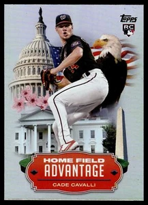 2023 Topps Update CADE CAVALLI HOME FIELD ADVANTAGE HFA NATIONALS RC HA-30 - Picture 1 of 2