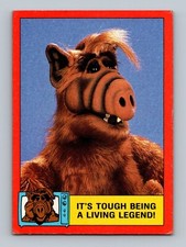 1988 Topps Alien productions #49 Alf - It's Tough Being A Living Legend!