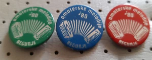 Acordion  National music Begunje Avsenik  1980 Slovenia pins - Picture 1 of 1