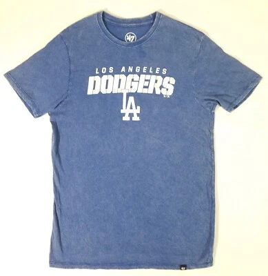 Camiseta gráfica adulta '47 marca LOS ANGELES DODGERS beisebol lavada desgastada M - Imagem 1 de 4