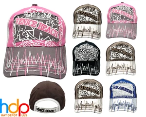 Gorra de béisbol estilo vintage de California Cities Venice Beach LA Hollywood San Diego - Imagen 1 de 64