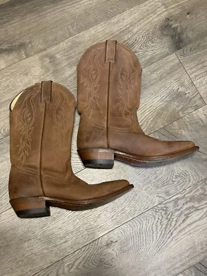 Botas de Vaquero Boulet Marrón Punta Mujer Talla 7.5 8838 Foto 1 de 4