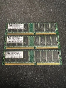 ProMOS 256MB PC3200 DDR-400MHz non-ECC Unbuffered CL3 184 (V826632K24SATG-D3) - Picture 1 of 1