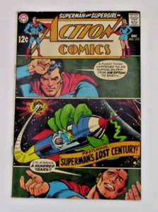 Action Comics December 1968 Number 370 Superman & Supergirl "lost Century" Vint - Picture 1 of 6