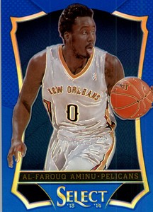 2013-14 Select Prizms Blue #14 Al-Farouq Aminu /49