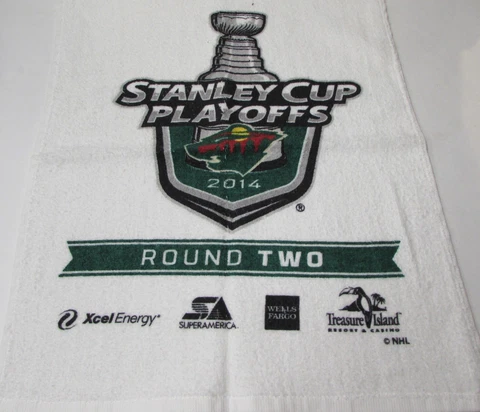 Minnesota Wild (NHL) - 2014 Playoff Season Round Two 18" x 14" Rally Towel Cover