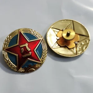 Excedente Ejército Chino Militar Tipo 85 Sombrero Insignia PLA Insignia Gorra Insignia - Imagen 1 de 3