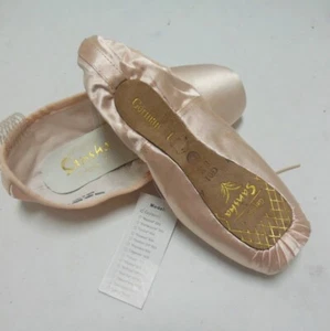 Spitzschuhe Sansha German1 G01 Satin Toe Schuhe konisch Vamp Ledersohle - Bild 1 von 4