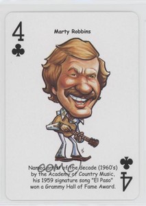 2012 Hero Decks Presents Country Music Playing Cards Marty Robbins 1p1
