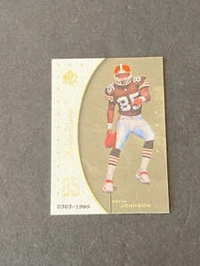 Kevin Johnson 1999 SP Authentic #108 RC #ed 383/1999 - Picture 1 of 10