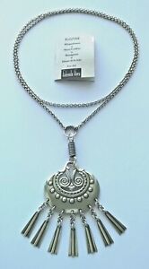 KALEVALA KORU KK Finland - Beautiful Sterling Silver Necklace Moon Goddess BIG