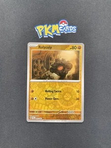 Pokemon Juego de Cartas Coleccionables Rolycoly Fuerzas Temporales 093/162 Holograma Inverso Casi Nuevo - Imagen 1 de 3