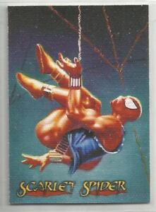 1996 Spider-Man: Premium Evil (SkyBox) CANVAS Chase Card #4 of 6 SCARLET SPIDER