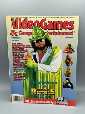 Video Games & Computer Entertainment Magazine July 1993 WWF Royal Rumble Vintage - Image 1 of 4