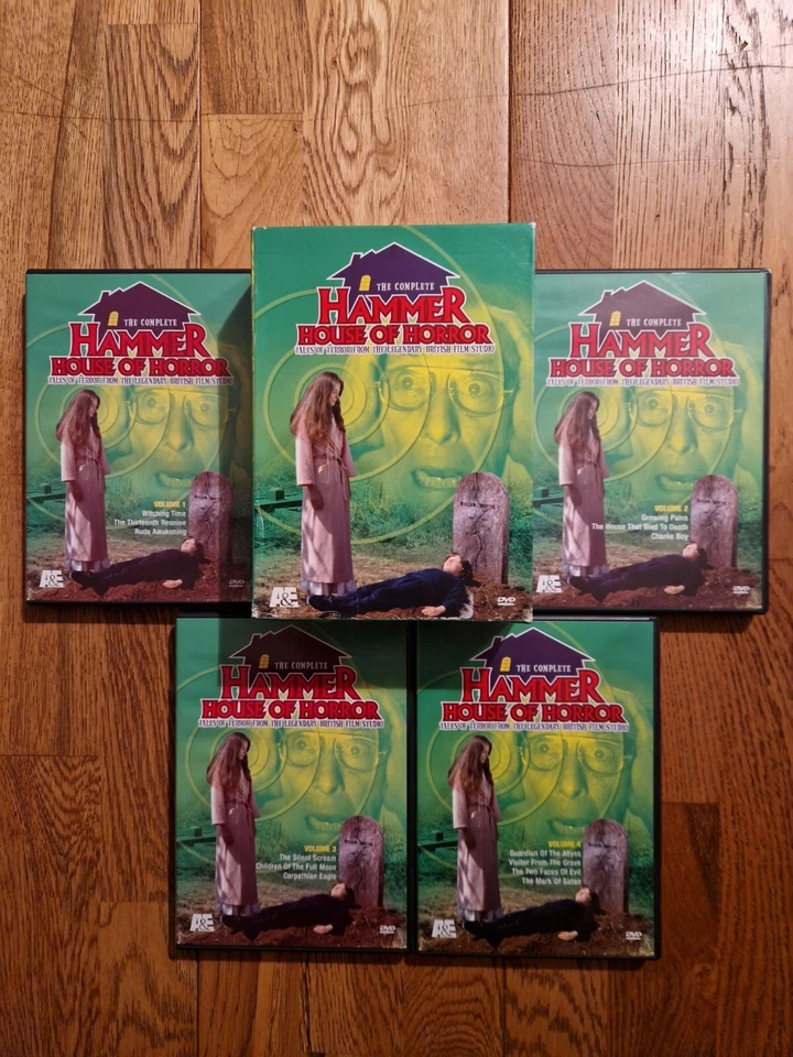Complete Hammer House of Horror 4 disc DVD Boxset 13 Horror stories Region 1 VG - Image 1 of 1