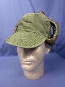 Original Vintage WWII Era Cold Weather Mechanics Cap ~ Nice & Hard to Find!!! - Picture 1 of 9