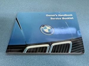 Genuine BMW 1985 E30 325e 318i Owner's Handbook Service Booklet - Picture 1 of 4