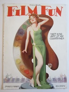 Film Fun Magazine  v.47 #466, March 1928 FN  Bolles First in the Arts Cover Art! - Picture 1 of 6