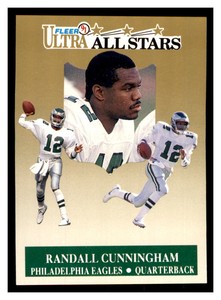 1991 Ultra All Stars #4 RANDALL CUNNINGHAM Philadelphia Eagles ~G4J