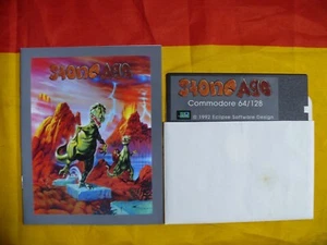 STONE AGE - COMMODORE 64 / 128 - DISKETTE und Anleitung - Bild 1 von 2