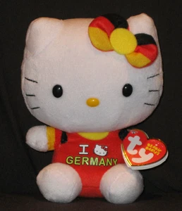 TY HELLO KITTY I LOVE GERMANY BEANIE BABY - NEUWERTIG mit NEUWERTIGEN ETIKETT - GERMANY EXKLUSIV - Bild 1 von 1