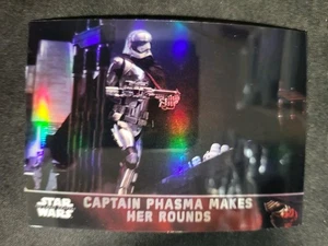 2015 Star Wars Topps Chrome Force Awakens Karte #12 Captain Phasma REFRACTOR - Bild 1 von 2