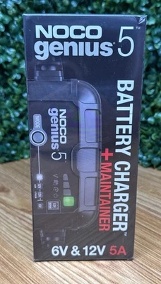 NOCO Genius5 6V12V 5A Smart Battery Charger Trickle Charger Maintainer — 第 1/4 张图片