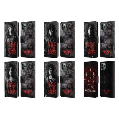 BLACK VEIL BRIDES BAND MEMBERS LEDER BOOK CASE FÜR APPLE iPHONE HANDYS - Bild 1 von 4